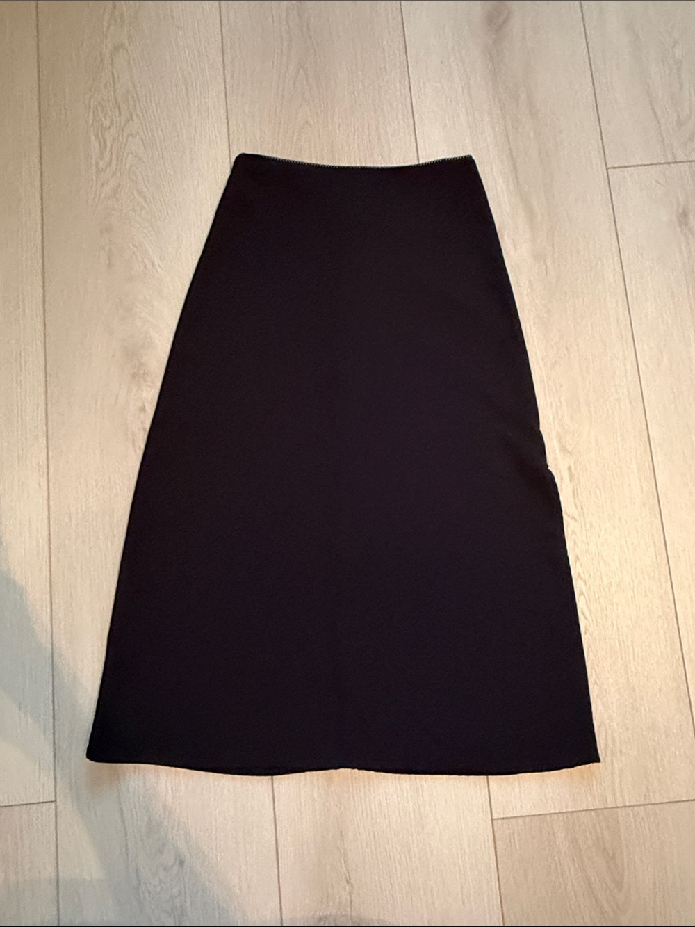 Brandy Melville Black Midi A-Line Skirt